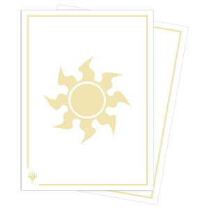 Ultra Pro (�E���g���v��) MTG �G�C�y�b�N�X�E�f�b�L�v���e�N�^�[�X���[�u ���n�i105������j (#19931) / Mana 8 - 105ct Apex Deck Protector sleeves - Plains for Magic: The Gathering