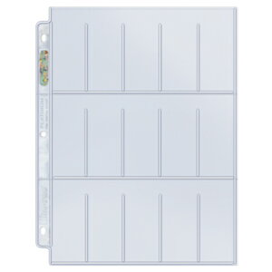 �E���g���v�� (Ultra Pro) 15�|�P�b�g �V�[�g �^�o�R�J�[�h�p #81422 | 15-Pocket Platinum Page for Tobacco Cards