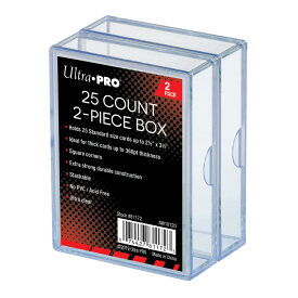カード収納用ケース(25枚用、2個入り) Ultra Pro ウルトラプロ(#81172)