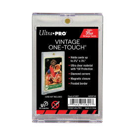 （3月入荷新商品!）ヴィンテージカード用（通常サイズカードには使用できません) 35PT UVワンタッチマグネットホルダー 1mm厚 #15821 ウルトラプロ (Ultra Pro) | 35PT Vintage Card UV ONE-TOUCH Magnetic Holder
