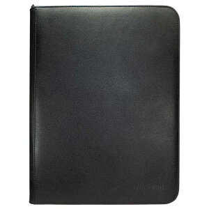 �E���g���v�� (Ultra Pro) Vivid �W�b�p�[ �v���o�C���_�[ 9�|�P�b�g #15907 | Ultra PRO Vivid 9-Pocket Zippered PRO-Binder - Black-