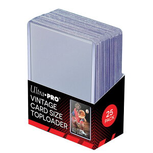 �E���g���v��(UltraPro) �r���e�[�W�J�[�h�p�g�b�v���[�_�[ 25������p�b�N (#81966) Vintage Size Toploader Pack