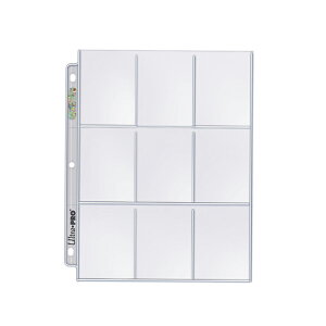�E���g���v�� (Ultra Pro) 18�|�P�b�g �V�[�g 3���@(���ʎd�l�A25������) #83675�@| Ultra PRO Silver Series 18-Pocket Pages (25 count retail pack)