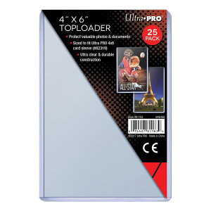 �E���g���v��(UltraPro) �g�b�v���[�_�[ 4x6 (25������j (#81183) 4x6 Toploader Pack