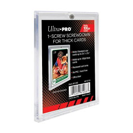Ultra Pro (ウルトラプロ) 1つネジ スクリューダウン 100pt 厚型カード用 #81268 | Single-Screw Screwdown Holder for Thick Cards