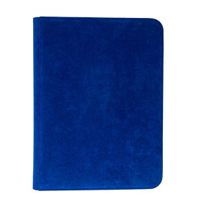 �E���g���v�� (Ultra Pro) Vivid �f���b�N�X �W�b�p�[ �v���o�C���_�[ 9�|�P�b�g #15935 | Ultra PRO Vivid Deluxe 9-Pocket Zippered PRO-Binder - Blue-