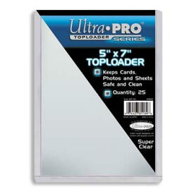 ウルトラプロ(UltraPro) トップローダー 5X7 (25枚入り) (#81184) 5x7 Toploader Pack
