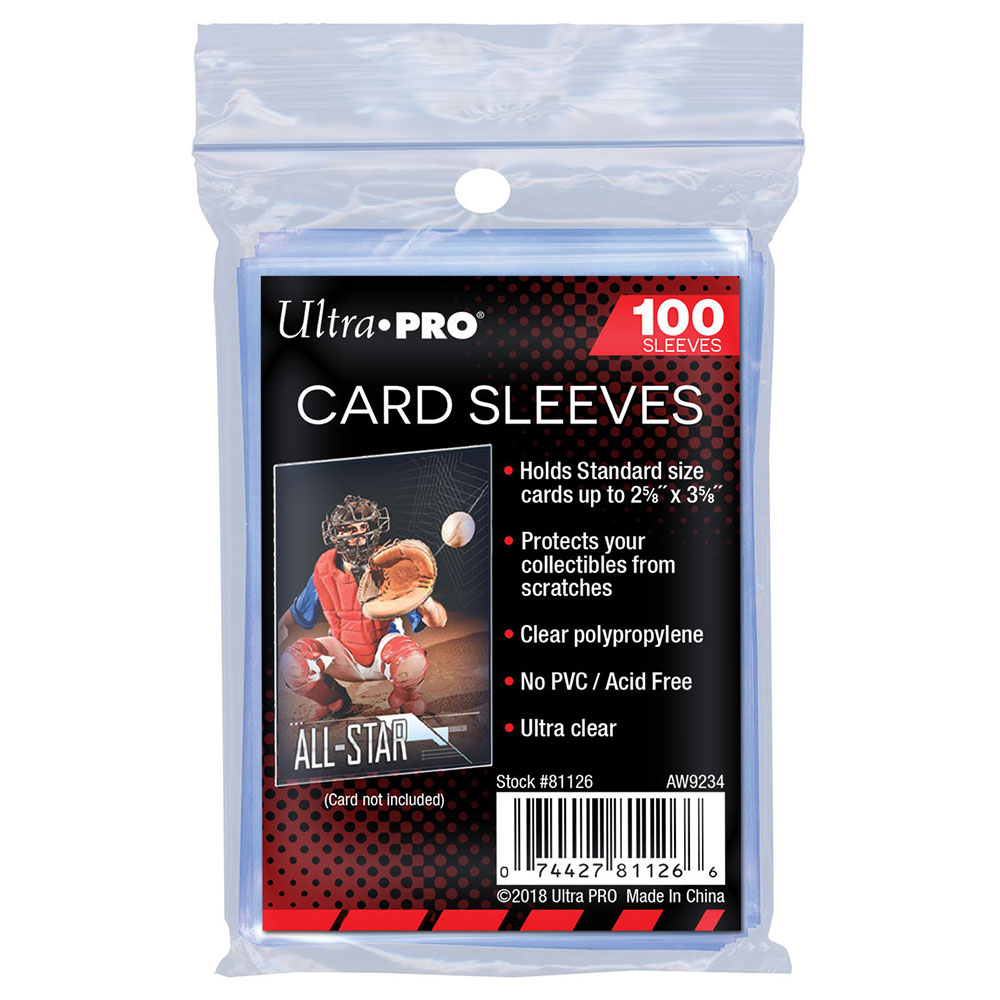カードスリーブ 通常サイズ用 100枚入り お買い得版 トレーディングカードケース トレ #81126 Soft Card Sleeves Trading card storage cases