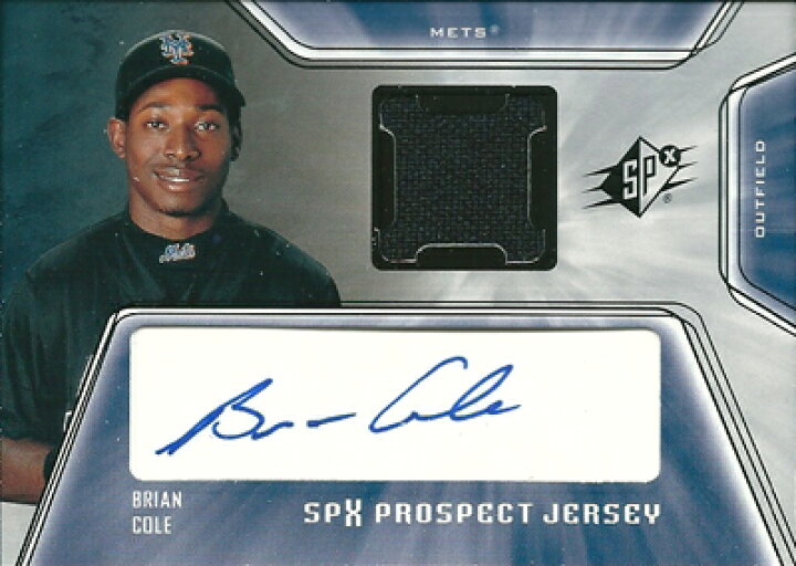 楽天市場】ブライアン・コール MLBカード Brian Cole 2001 SPx 