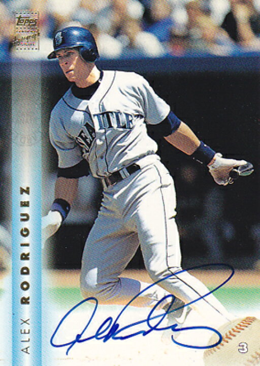 楽天市場 アレックス ロドリゲス Alex Rodriguez1999 Topps Autographs カードファナティック