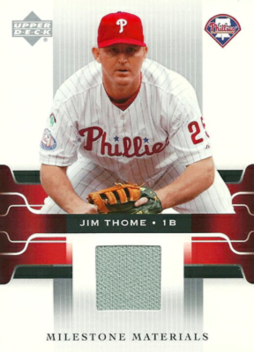 楽天市場】ジム・トーミ MLBカード Jim Thome 2005 Upper Deck