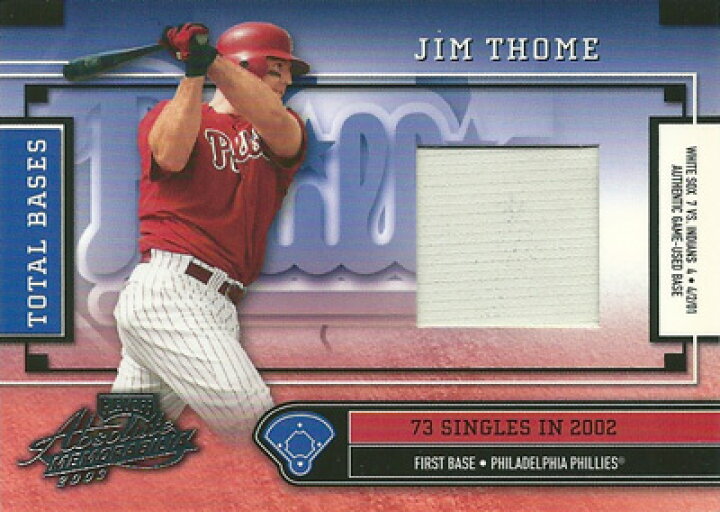 楽天市場】ジム・トーミ MLBカード Jim Thome 2003 Playoff Absolute 