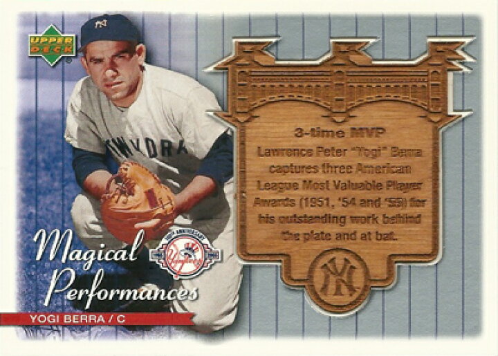 楽天市場】ヨギ・ベラ MLBカード Yogi Berra 2003 Upper Deck Magical  