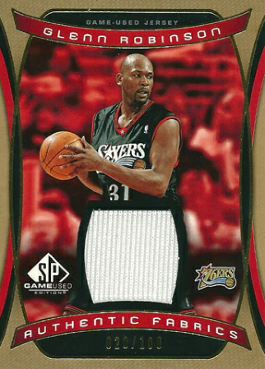 楽天市場】グレン ロビンソン NBAカード 2004/05 SP Game Used 