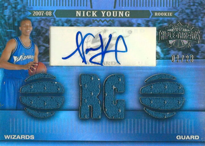 楽天市場】ニック・ヤング NBAカード Nick Young 07/08 Topps Triple 