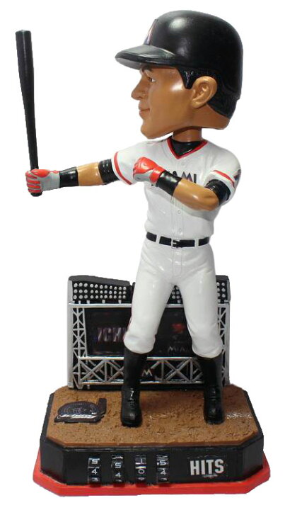 楽天市場】イチロー 3000本安打記念 カウンター付きボブルヘッド  