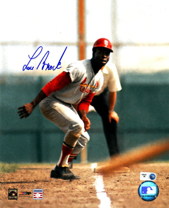 楽天市場】ルー・ブロック / Lou Brock 直筆サイン入り 8x10フォト 