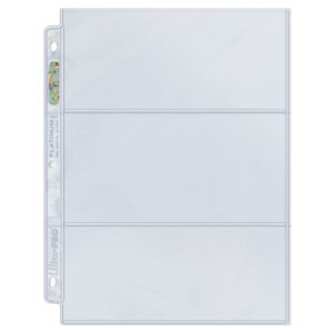 �E���g���v��(UltraPro) 3�|�P�b�g�V�[�g (#203D) 100������{�b�N�X Platinum 3-Pocket Page Box