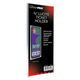 Ultra Pro (ウルトラプロ) Lucite Ticket Stub 3-1/2" X 8-1/4" Holder | チケット用 スクリューダウン #81340