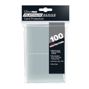 Egv (UltraPro) ŏ㋉X[u (veN^[) #15221 | 2.5" X 3.5" Platinum Series Card Protectors