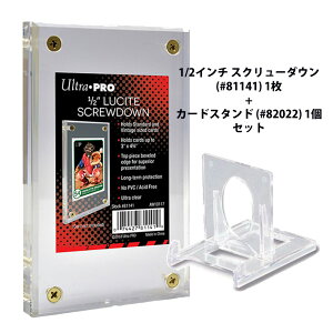 �E���g���v�� (Ultra Pro) 1/2�C���` �X�N�����[�_�E�� (#81141) 1�� + �J�[�h�X�^���h (#82022) 1�� �Z�b�g