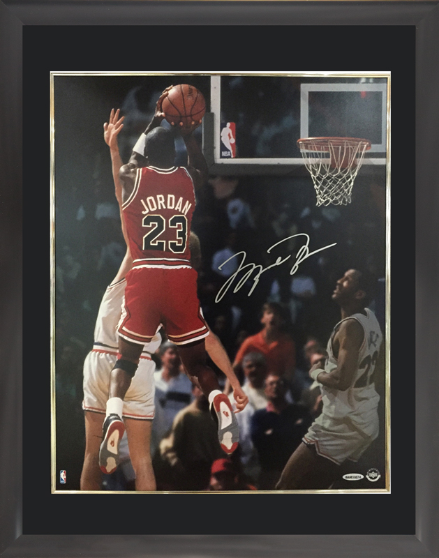 マイケル・ジョーダン 直筆サインフォトプラーク 16x20 Michael Jordan Autographed Photo 