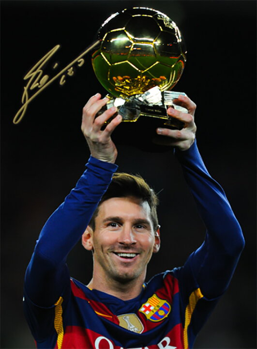 楽天市場 リオネル メッシ 直筆サイン入りフォト 15 Fifa バロンドール Lionel Messi Official Signed Barcelona Photo 15 Fifa Ballon D Or Winner 10 7再入荷 カードファナティック