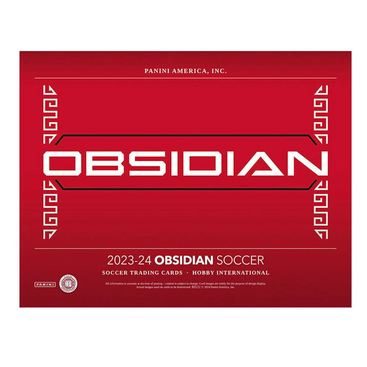 楽天市場】2023-24 Panini Obsidian Soccer International Box 12/5 