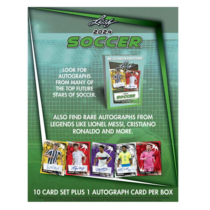 楽天市場】2024 Leaf Soccer Blaster Box 9/20入荷 : カードファナティック