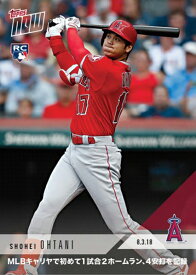 大谷翔平 #553 1試合2ホームラン含む4安打記念 カード （日本語版） - Shohei Ohtani - 08/03/2018 Topps Now Card 8/15入荷！