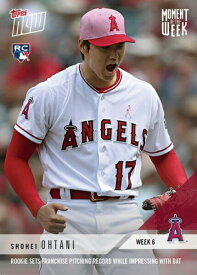 大谷翔平 Topps Now 第6週投票のウィナーカード Moment of the Week 6 Winner - Shohei Ohtani MLB Topps Now Card 6/4入荷！