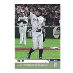 C`[ 2019N }i[Y {J ދLOJ[h #7 Legend Retires to Epic Ovation in Japan - Ichiro MLB TOPPS NOW Card
