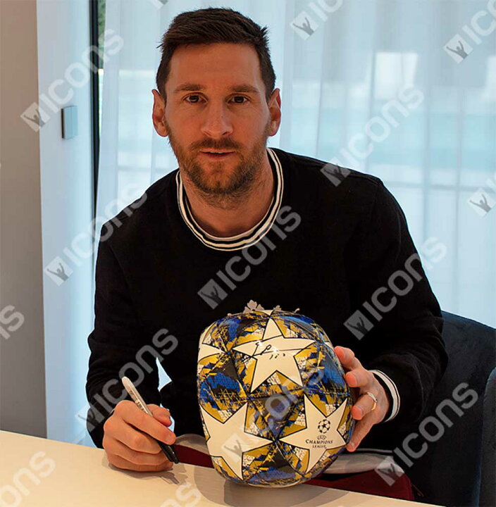 楽天市場】リオネル・メッシ 直筆サイン入りサッカーボール （Lionel 