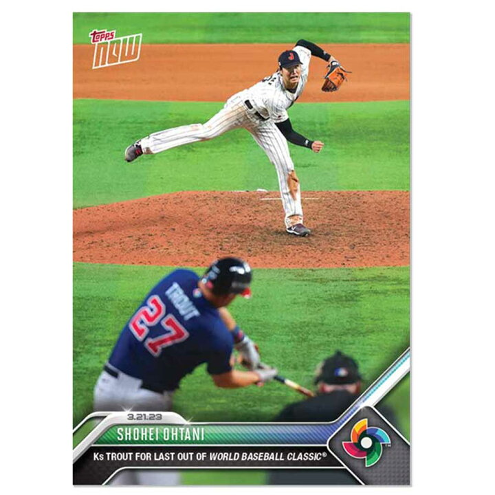 楽天市場】大谷翔平 #WBC-71 WBCの最後にトラウト選手から三振を奪った 