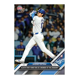 大谷翔平 #36 ドジャース移籍後初ホームランを記念したカード- Blasts first home run as a member of the Dodgers - Shohei Ohtani 2024 Topps Now Card 5/5入荷