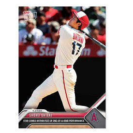 大谷翔平 #194 サイクル安打を逃すも投打で圧倒的なパフォーマンスを披露した記念カード Star Comes Within Feet Of One-Of-A-Kind Performance - Shohei Ohtani 2023 MLB Topps Now Card