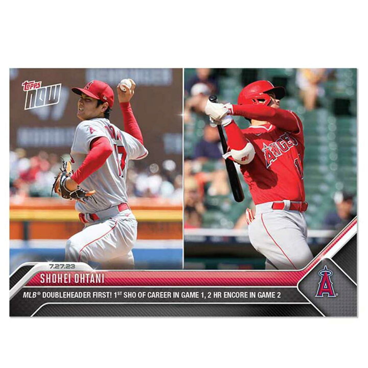 楽天市場】大谷翔平 #625 ダブルヘッダーの1試合目でメジャー初完封を 
