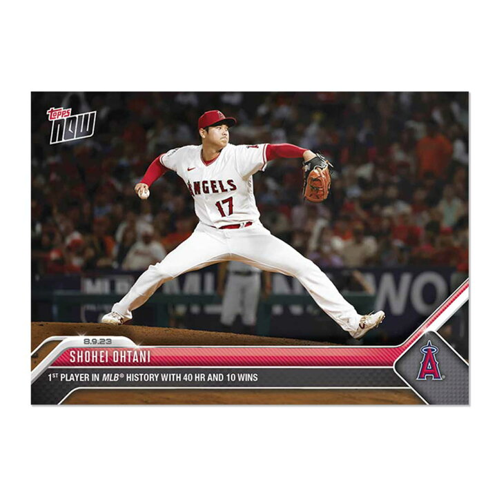 楽天市場】大谷翔平 #683 MLBで史上初となる10勝、40本塁打を達成した 