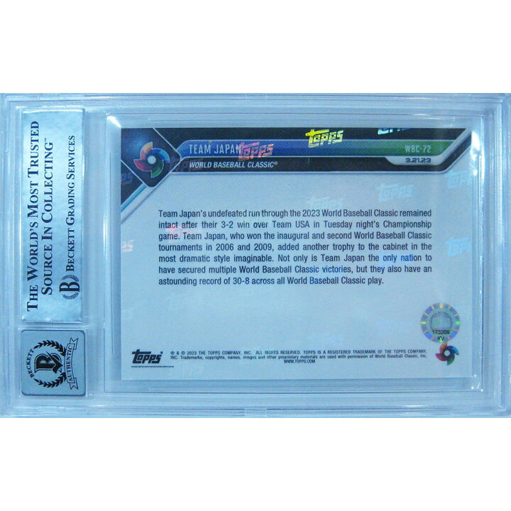 楽天市場】大谷翔平 直筆サイン入りBeckett鑑定済カード Shohei Ohtani  