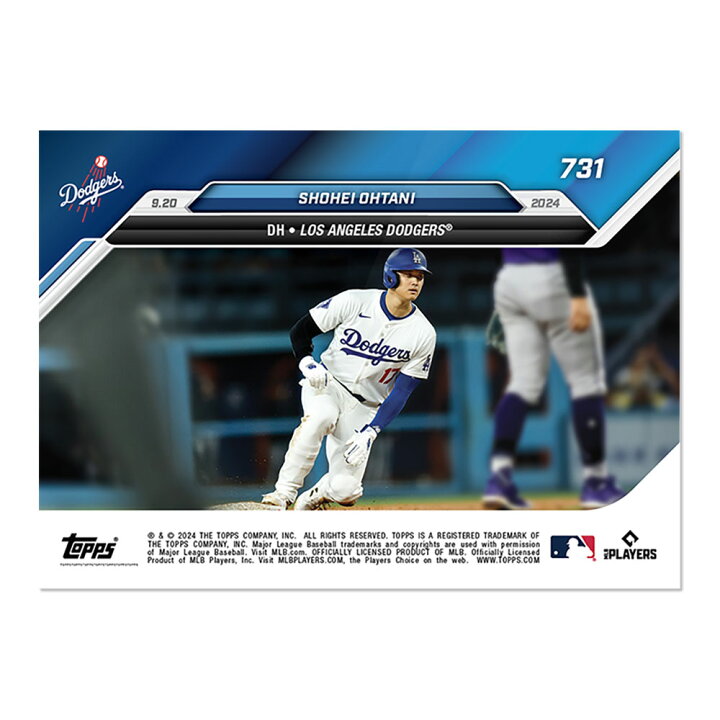 楽天市場】大谷翔平 #731 メジャーリーグ史上初となる52/52クラブの 
