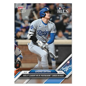 Jĕ #845 |XgV[Yŏ̏擪Ŏ҃z[łLOJ[h- Hits 1st Leadoff HR Postseason Career in Rout Shohei Ohtani 2024 Topps Now Card 11/19