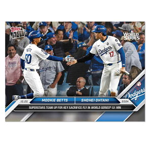 Jĕ #865 X[p[X^[B]tCȂǂœ_A[hV[Y̏ɍvLOJ[h- Superstars Team Up for Key Sacrifice Fly in World Series G1 Win Shohei Ohtani 2024 Topps Now Card 11/