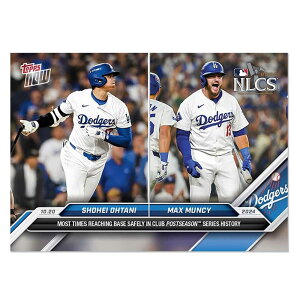 Jĕ}bNXE}V[ #858 |XgV[YōőoېL^LOJ[h- Most Times Reaching Base Safely in Club Postseason Series History - Shohei Ohtani 2024 Topps Now Card 11/19