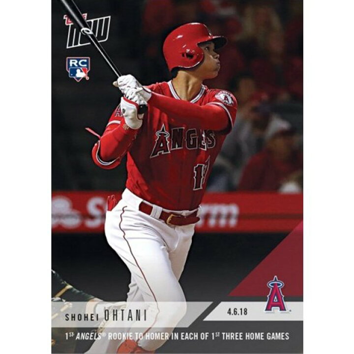 楽天市場】大谷翔平 1st Angels rookie to homer in each of 1st 3  