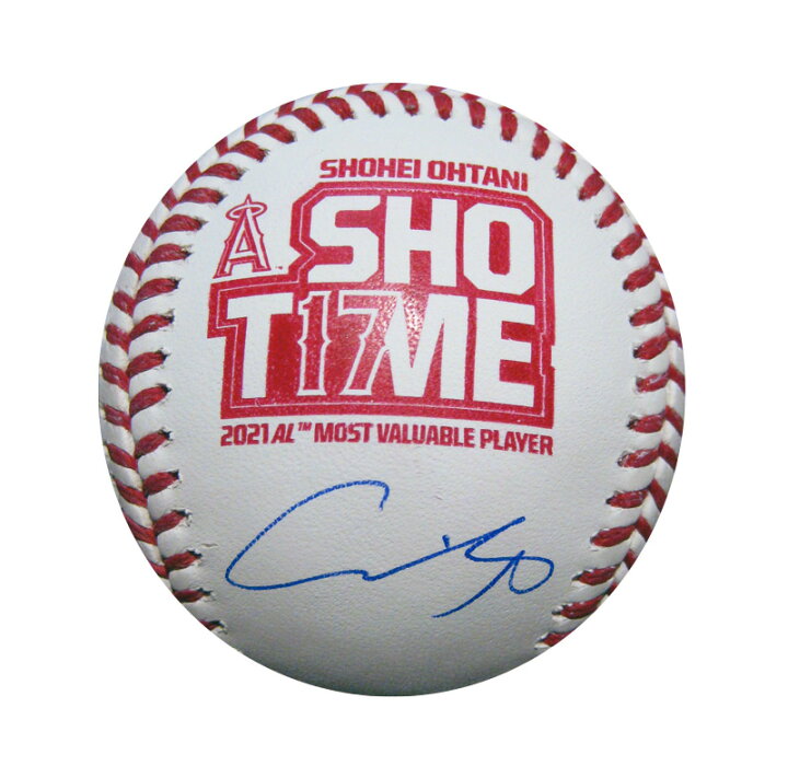 楽天市場】大谷翔平 直筆サインボール MLB 2021 ア・リーグ MVP記念  