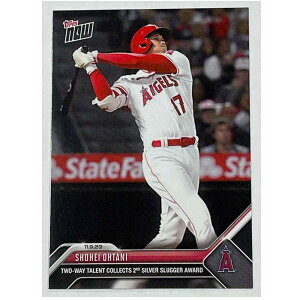 Jĕ #OS-7 2xڂ̃Vo[XbK[܂܂LÕJ[h- Two-Way Talent collects 2nd Silver Slagger Award - Shohei Ohtani 2023 Topps Now Card 12/9