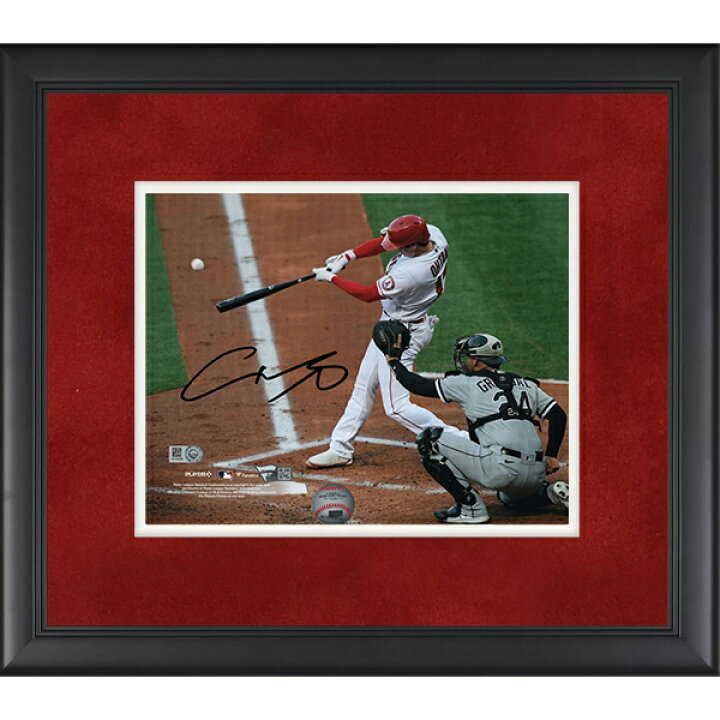 楽天市場】大谷翔平 2021 直筆サイン入り 8x10フォト (Hitting) 額装  