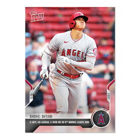 大谷翔平 #222 9回2死逆転2ランホームラン記念 カード 2-out,go-ahead,2-run HR in 9th inning leads win - Shohei Ohtani - 2021 MLB Topps Now Card 222 6/24入荷