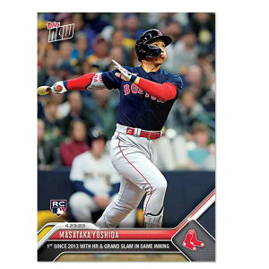 gc #173 1CjOɃ\z[ƃOhXłLOJ[h 1st Since 2013 With HR & Grand Slam In Same Inning - Masataka Yoshida 2023 MLB Topps Now Card