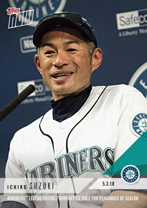 C`[ }i[Y tʕ⍲ACLOJ[h #163 Mariners Legend Enters Front-Office Role for Remainder of Season - Ichiro MLB TOPPS NOW Card